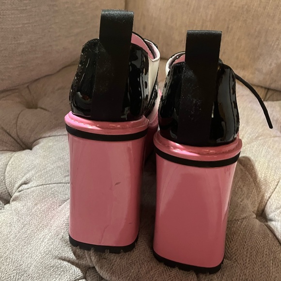 SOLD Sugar Thrillz Brainy bookworm platform Oxford shoes dolls kill cute sassy - Picture 4 of 6